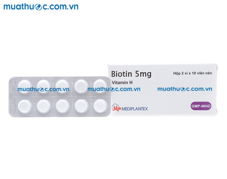 Thuốc Biotin 5mg